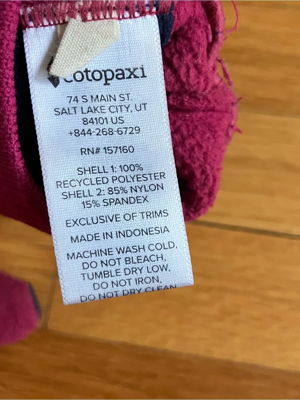Cotopaxi Jam Pink Gorpcore Outdoor Teca Fleece Gloves & Beanie Hat Medium